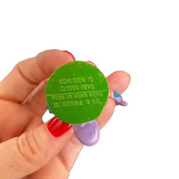 Vtg Schleich Peyo 1984 PVC Figure S 20188 Majorette Smurfette - Picture 5 of 5